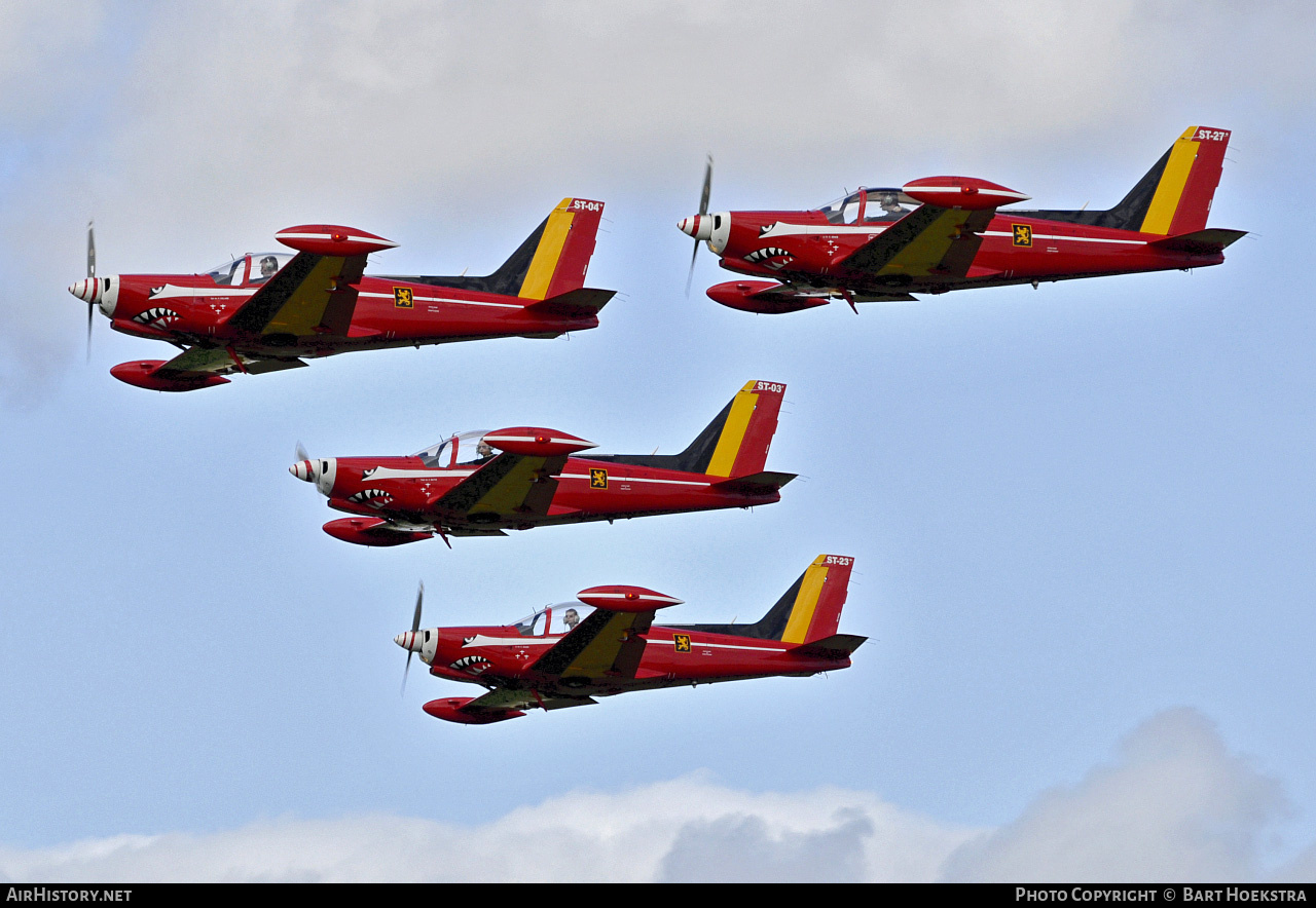 Aircraft Photo of ST-04 | SIAI-Marchetti SF-260M+ | Belgium - Air Force | AirHistory.net #269634