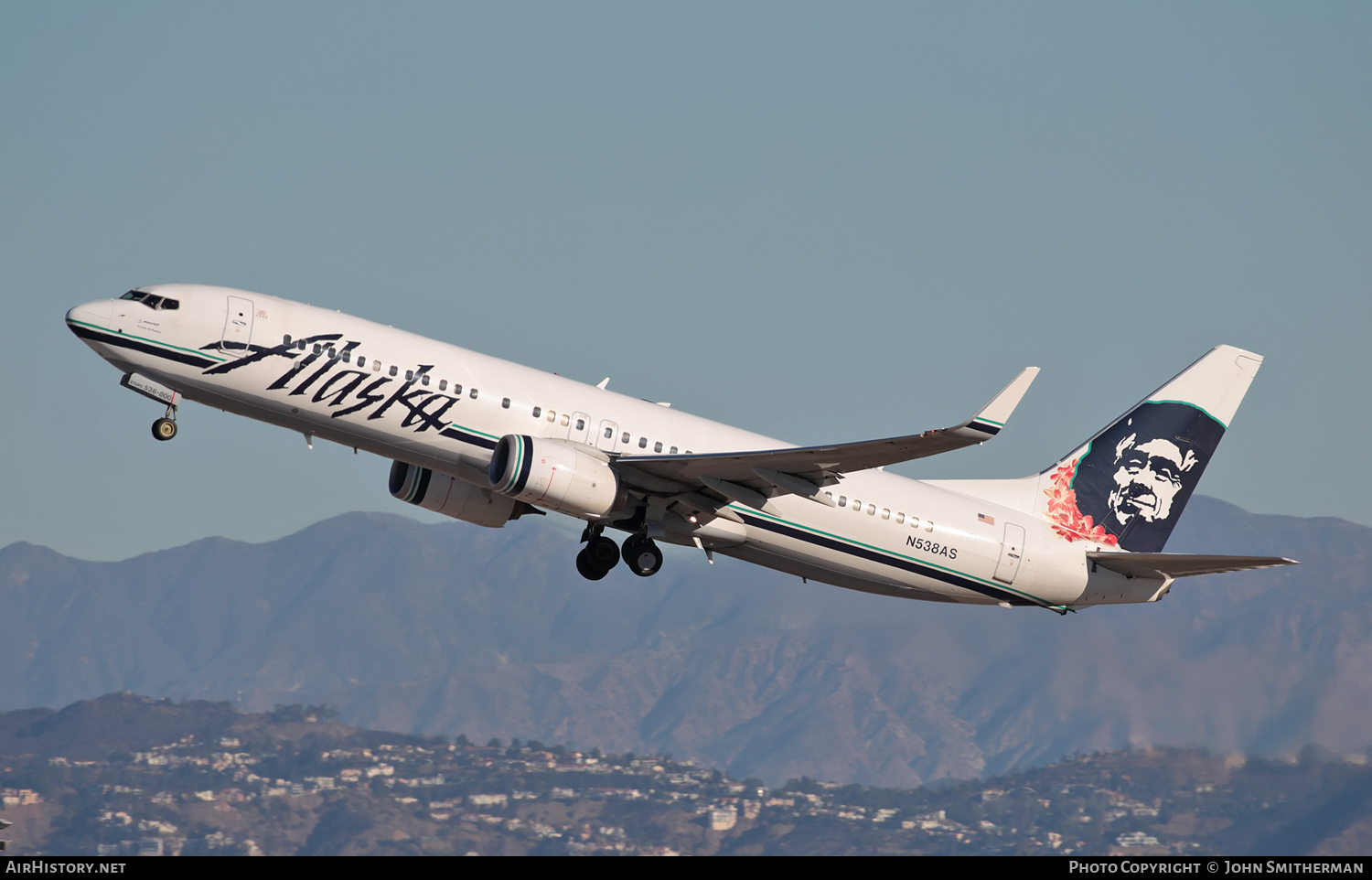 Aircraft Photo of N538AS | Boeing 737-890 | Alaska Airlines | AirHistory.net #269649