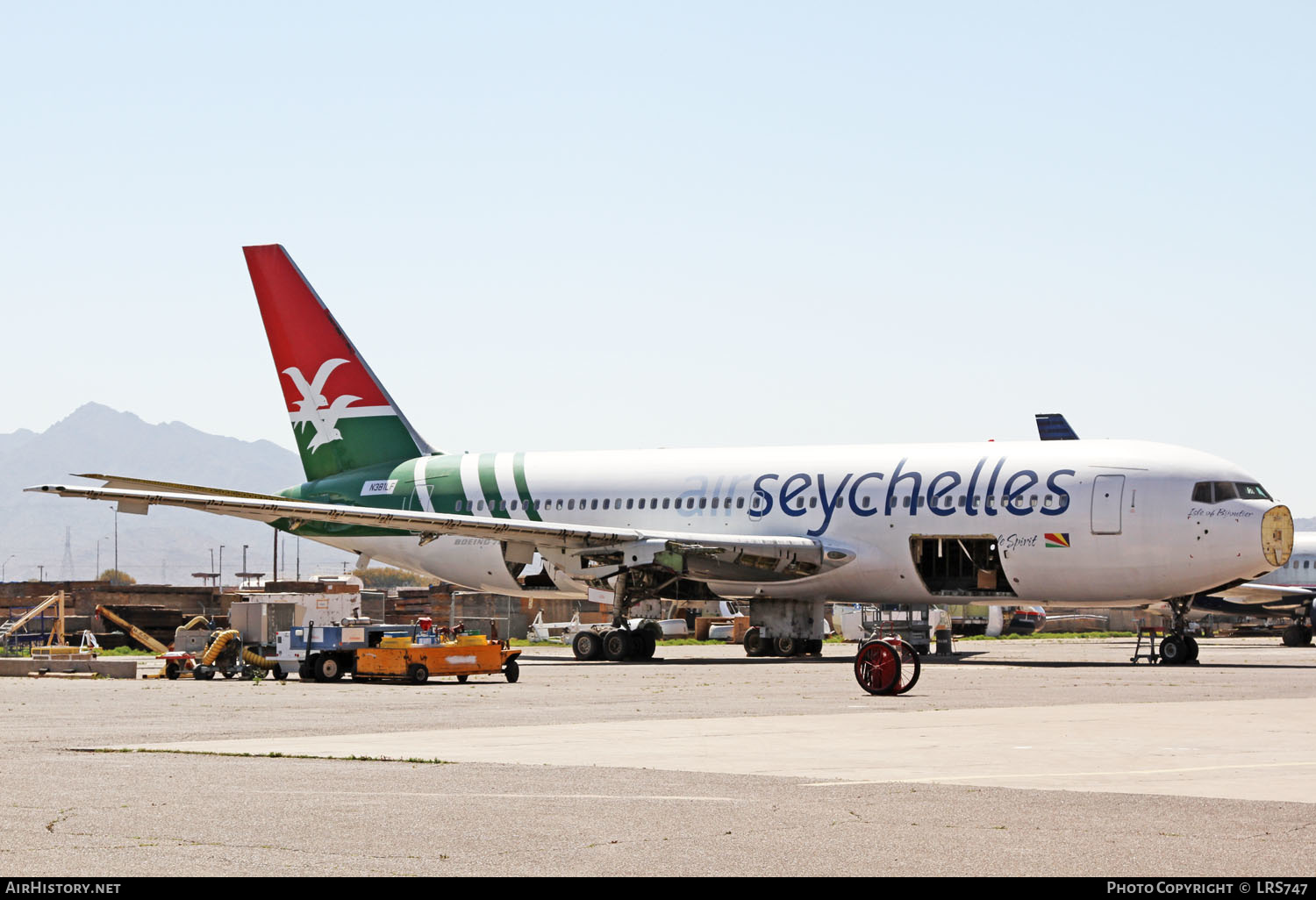Aircraft Photo of N381LF | Boeing 767-219/ER | Air Seychelles | AirHistory.net #269651