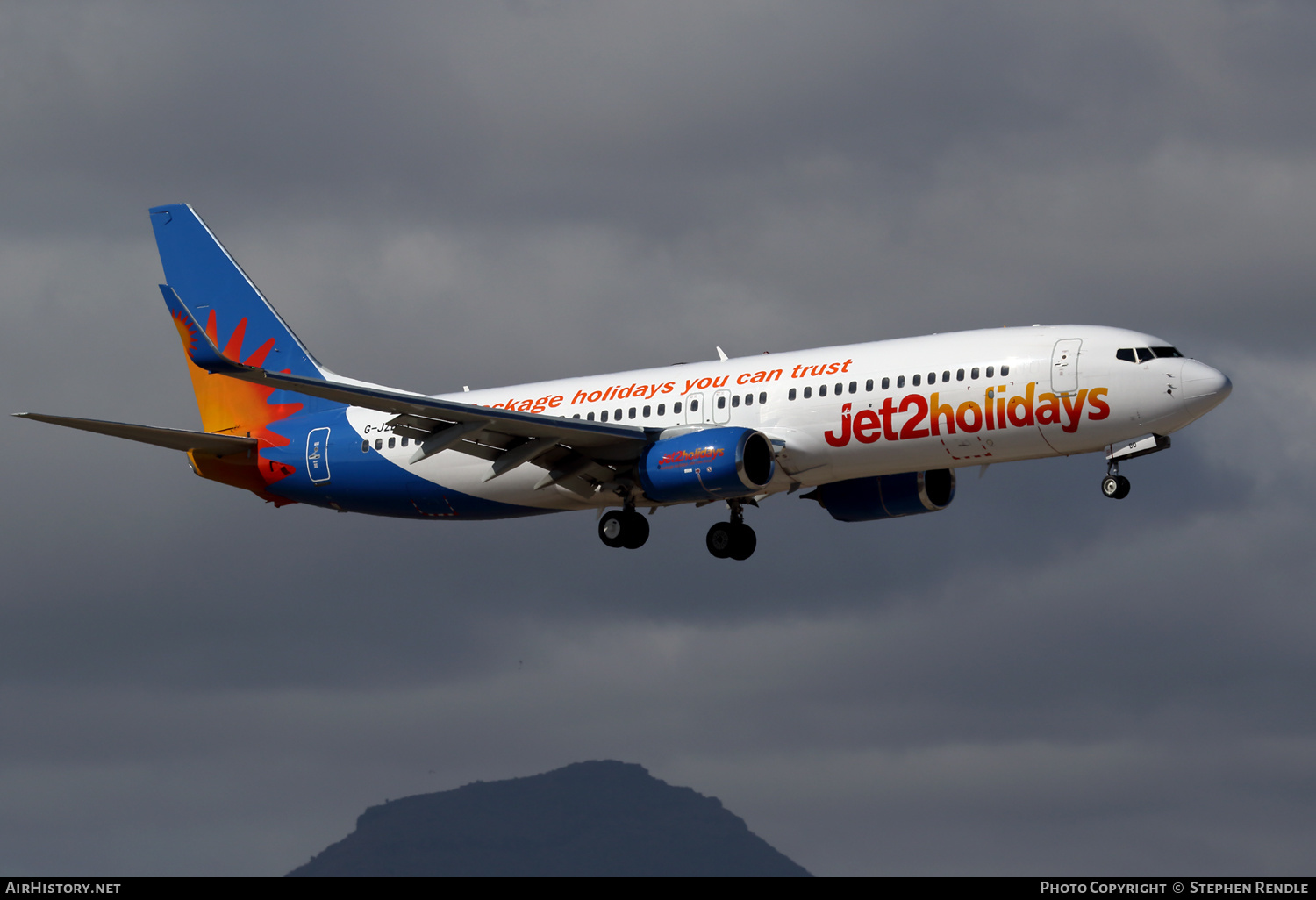 Aircraft Photo of G-JZBO | Boeing 737-800 | Jet2 Holidays | AirHistory.net #269657