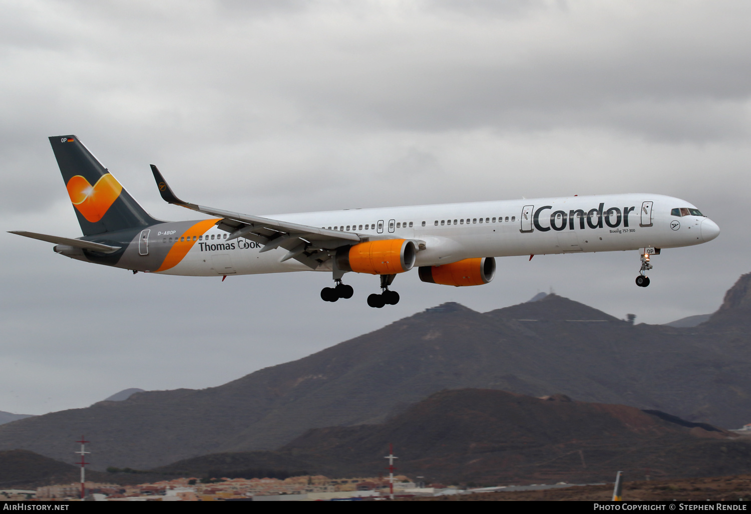 Aircraft Photo of D-ABOP | Boeing 757-3CQ | Condor Flugdienst | AirHistory.net #269659