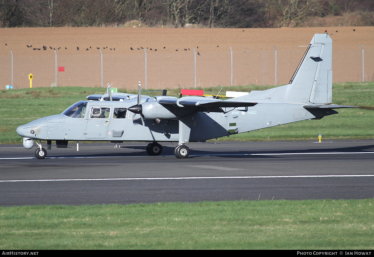 Aircraft Photo of ZH002 | Britten-Norman BN-2T-4S Defender AL2 | UK - Army | AirHistory.net #269668