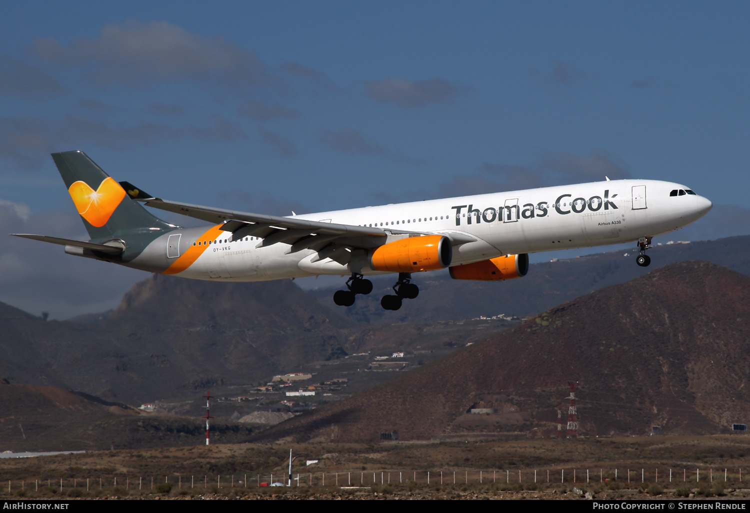 Aircraft Photo of OY-VKG | Airbus A330-343 | Thomas Cook Airlines | AirHistory.net #269677