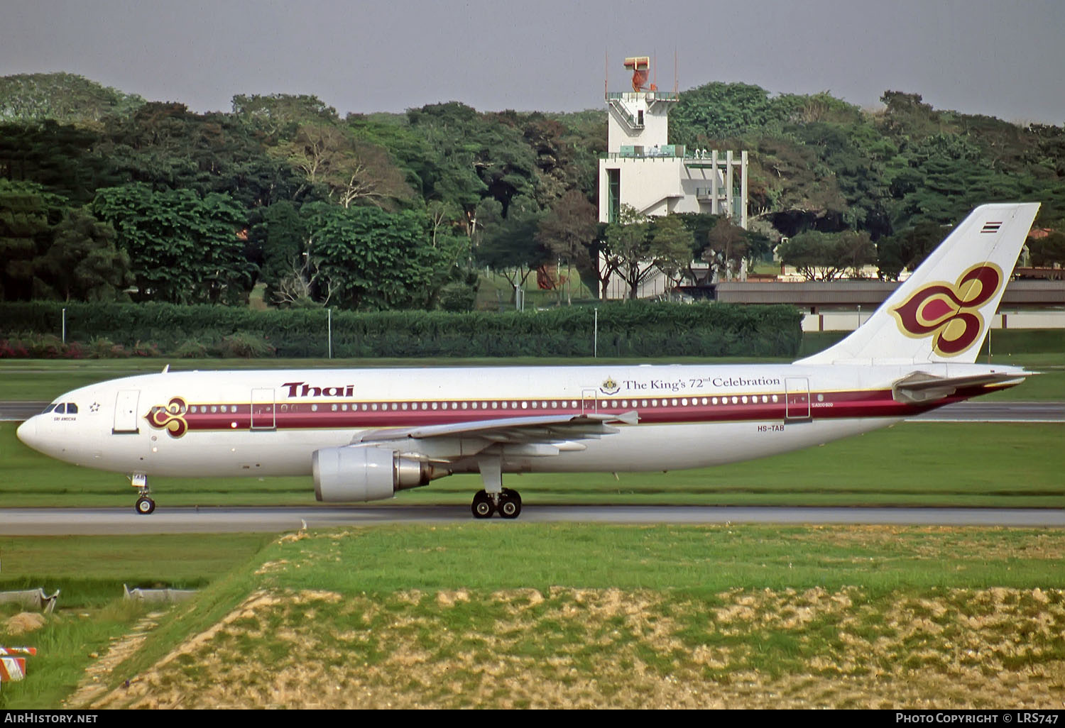 Aircraft Photo of HS-TAB | Airbus A300B4-601 | Thai Airways International | AirHistory.net #269702