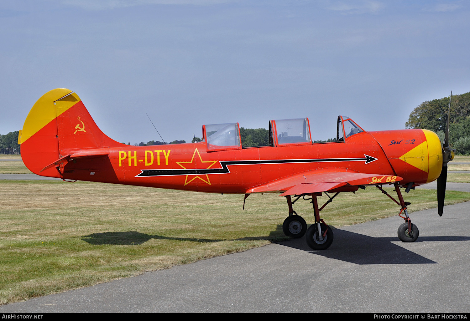 Aircraft Photo of PH-DTY | Yakovlev Yak-52 | Soviet Union - DOSAAF | AirHistory.net #269720