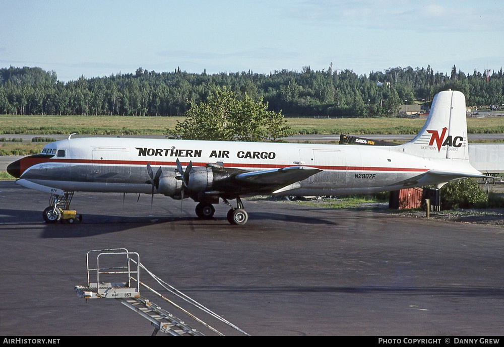 Aircraft Photo of N2907F | Douglas C-118A Liftmaster (DC-6A) | Northern Air Cargo - NAC | AirHistory.net #269725