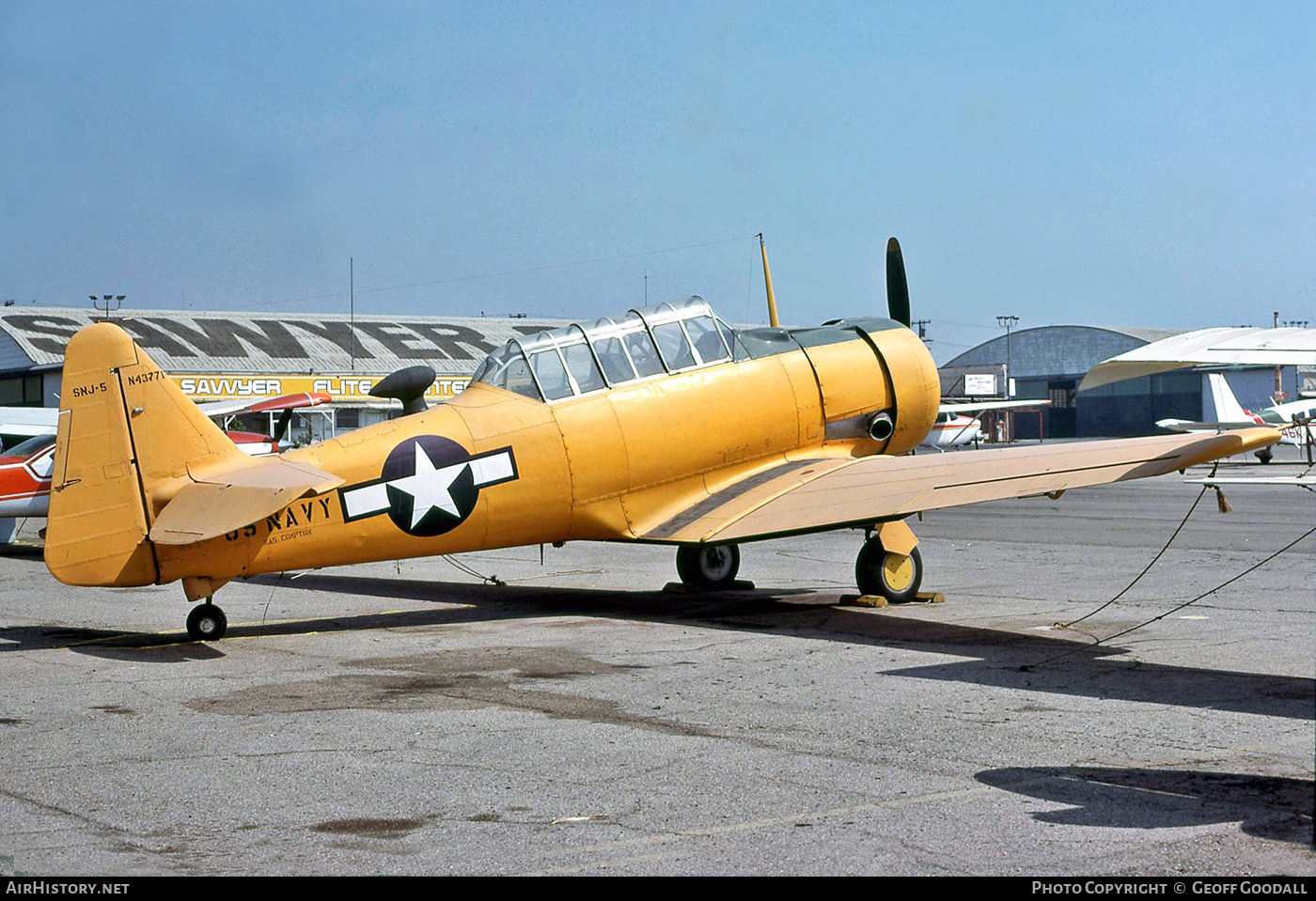 Aircraft Photo of N43771 | North American SNJ-5 Texan | USA - Navy | AirHistory.net #269731