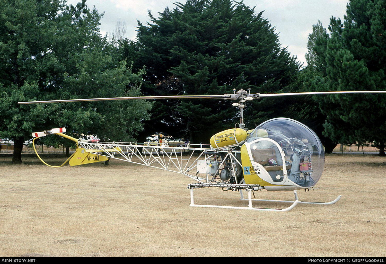 Aircraft Photo of VH-KHJ | Bell 47G-2 | Kestrel Aviation | AirHistory.net #269748