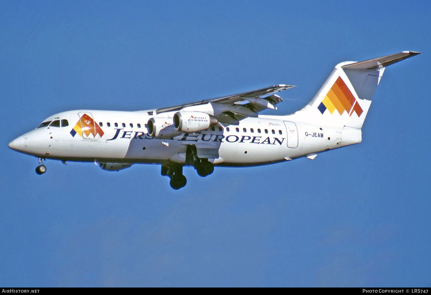 Aircraft Photo of G-JEAW | British Aerospace BAe-146-200 | Jersey European Airways | AirHistory.net #269751