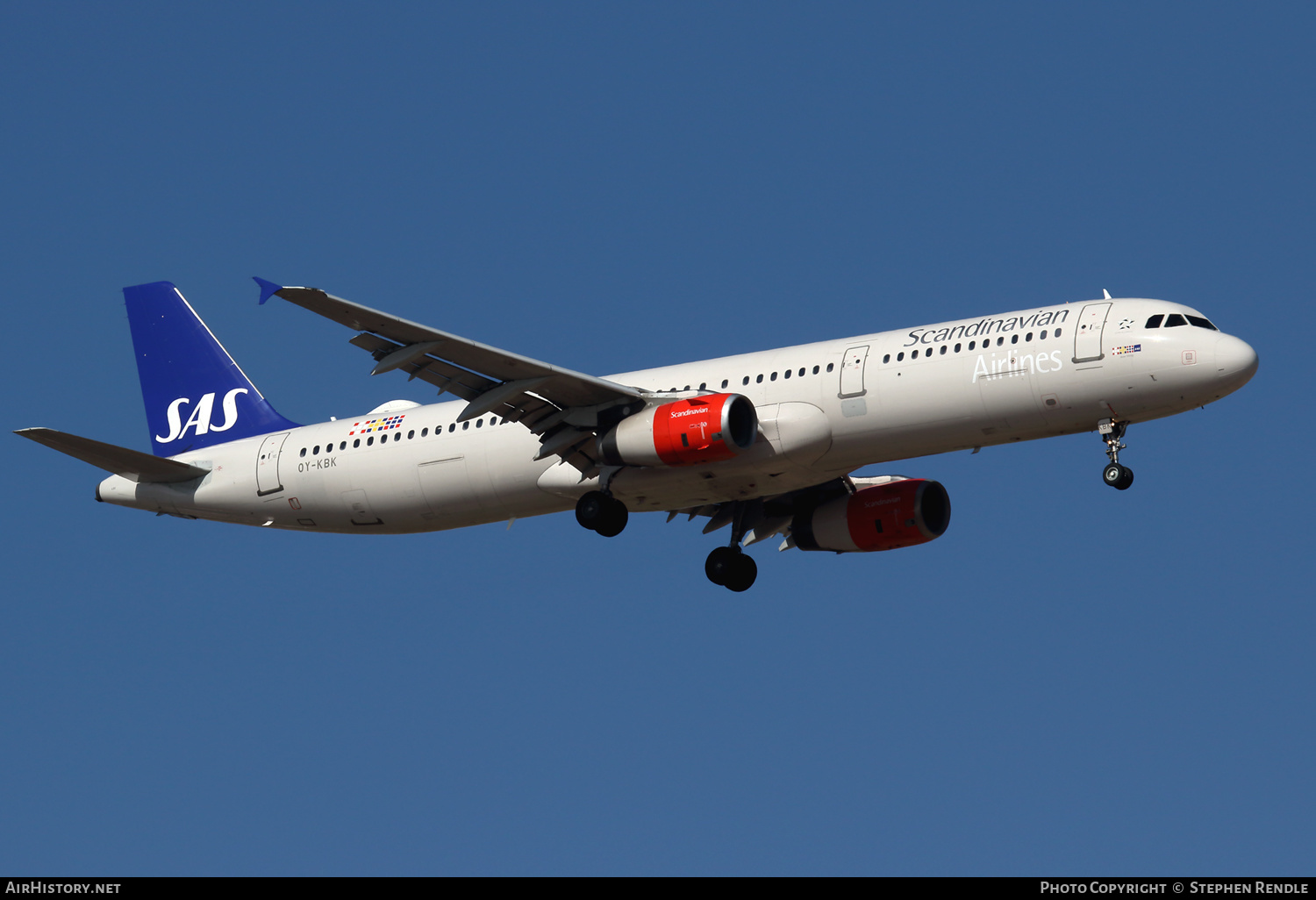 Aircraft Photo of OY-KBK | Airbus A321-232 | Scandinavian Airlines - SAS | AirHistory.net #269756