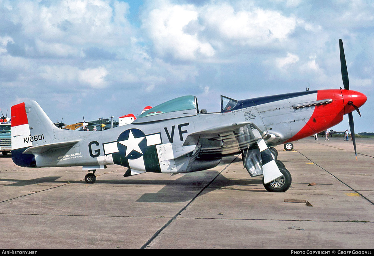 Aircraft Photo of N10601 | North American P-51D Mustang | USA - Air Force | AirHistory.net #269760