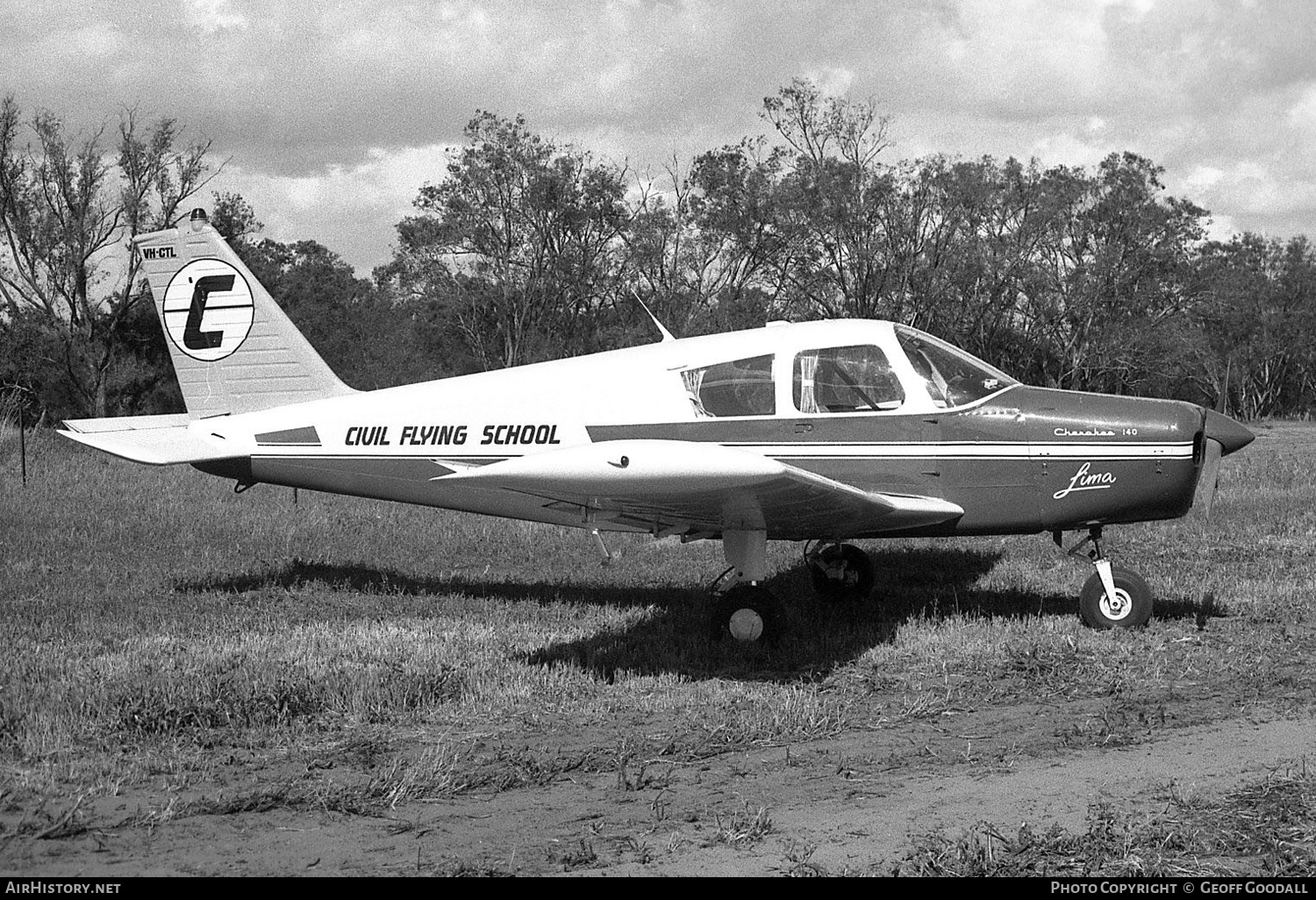 Aircraft Photo of VH-CTL | Piper PA-28-140 Cherokee | Civil Flying School | AirHistory.net #269770