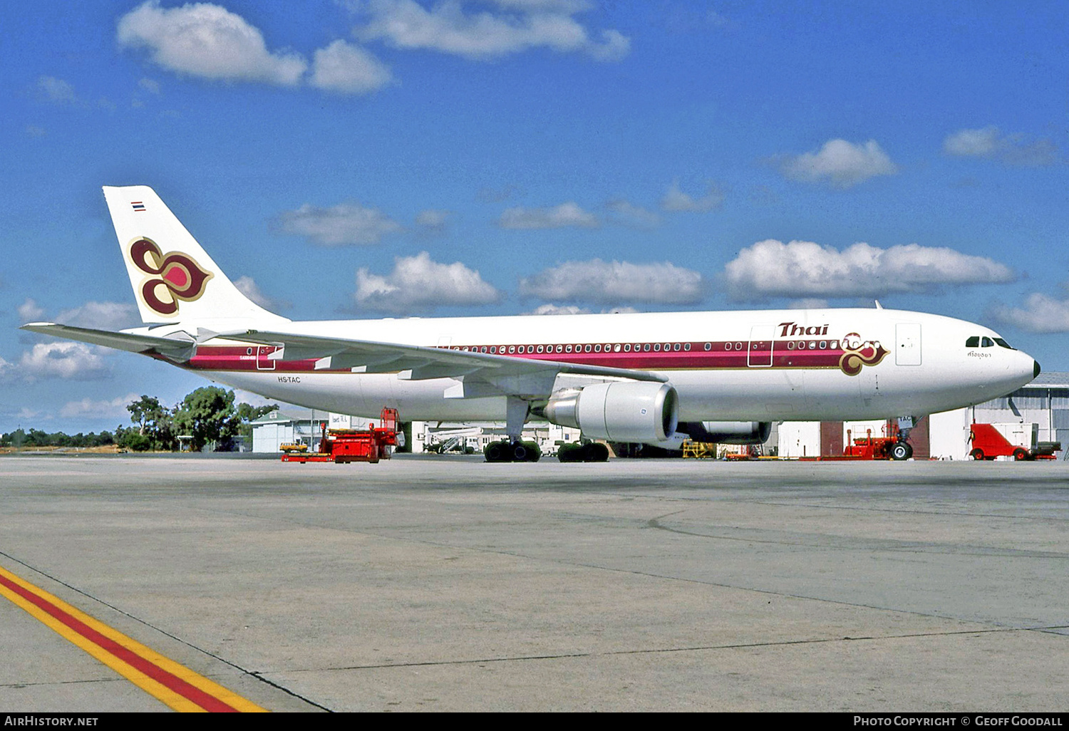 Aircraft Photo of HS-TAC | Airbus A300B4-601 | Thai Airways International | AirHistory.net #269772