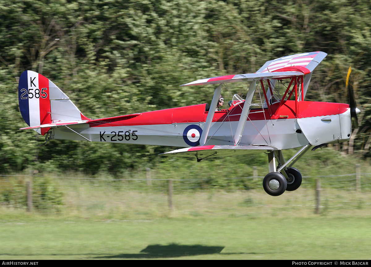 Aircraft Photo of G-ANKT / K2585 | De Havilland D.H. 82A Tiger Moth II | UK - Air Force | AirHistory.net #269799