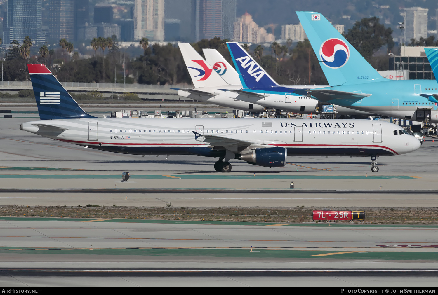 Aircraft Photo of N157UW | Airbus A321-211 | US Airways | AirHistory.net #269807