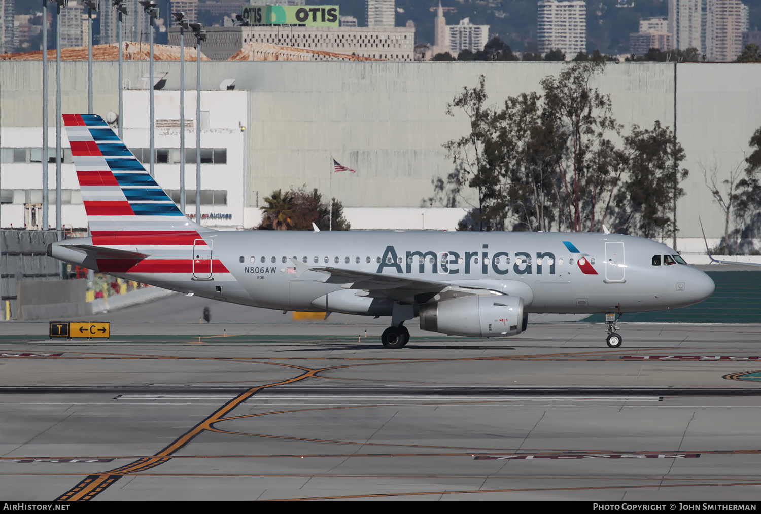 Aircraft Photo of N806AW | Airbus A319-132 | American Airlines | AirHistory.net #269812