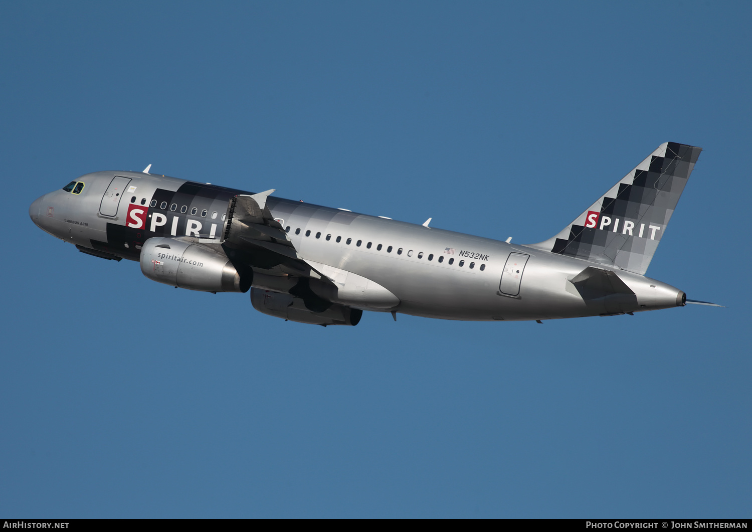 Aircraft Photo of N532NK | Airbus A319-132 | Spirit Airlines | AirHistory.net #269813