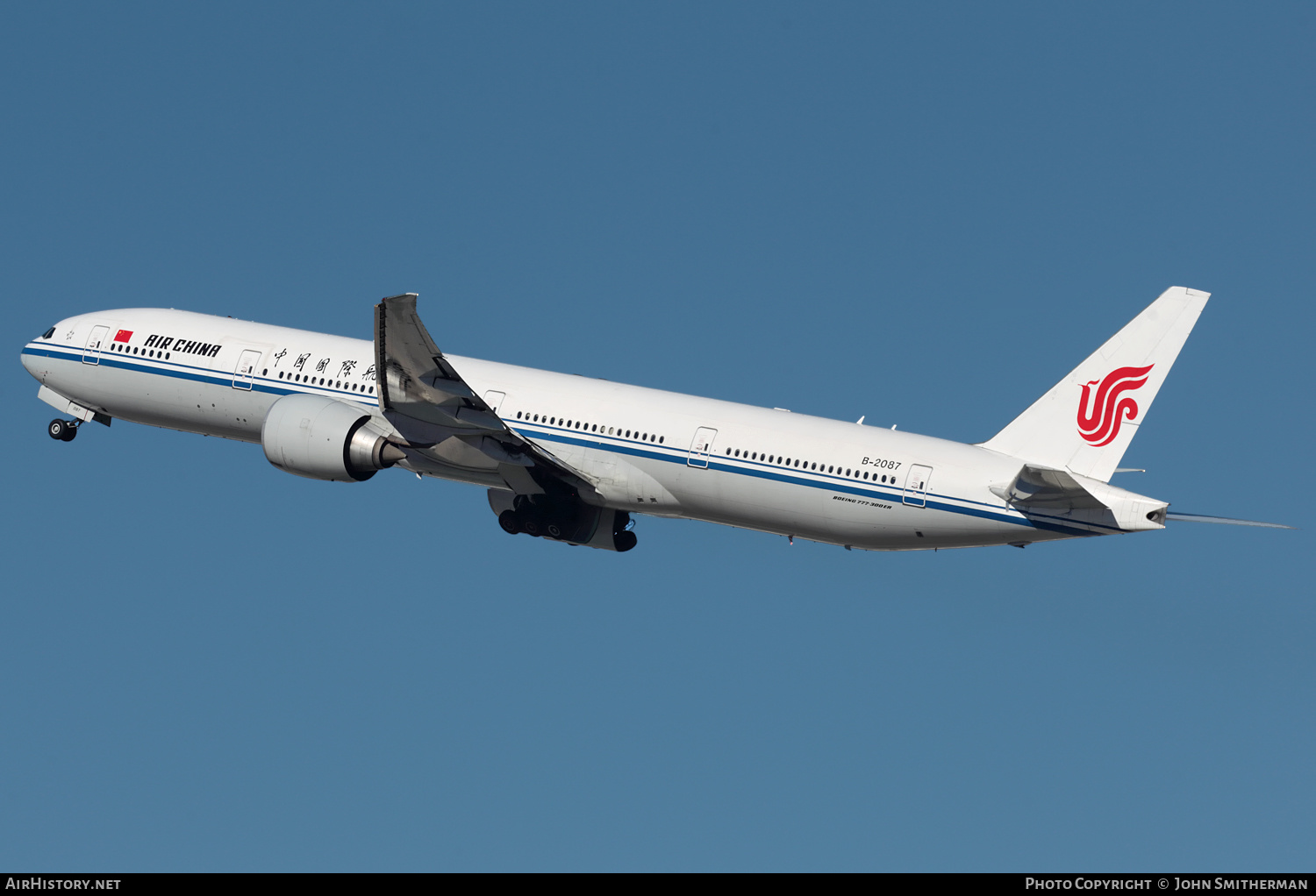 Aircraft Photo of B-2087 | Boeing 777-39L/ER | Air China | AirHistory.net #269846