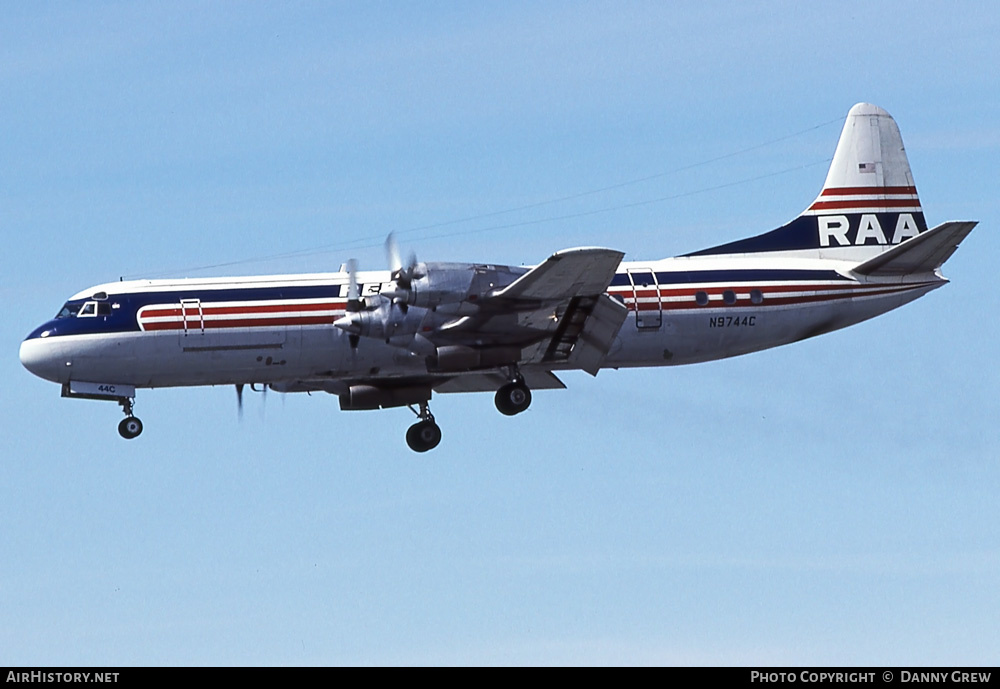 Aircraft Photo of N9744C | Lockheed L-188C(PF) Electra | Reeve Aleutian Airways - RAA | AirHistory.net #269852