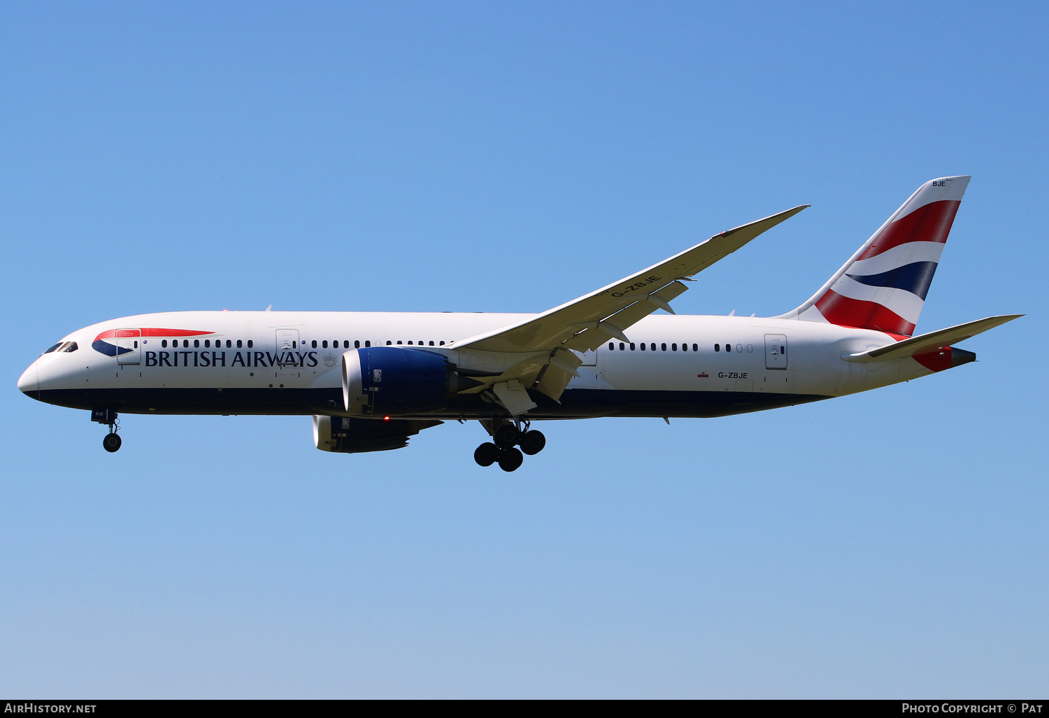 Aircraft Photo of G-ZBJE | Boeing 787-8 Dreamliner | British Airways | AirHistory.net #269891