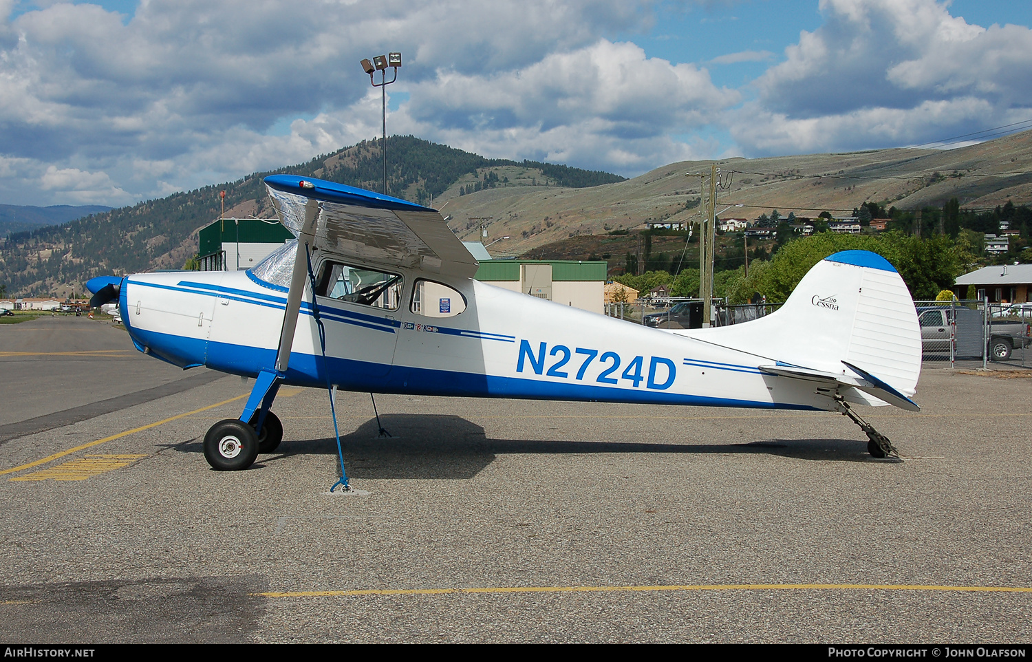 Aircraft Photo of N2727D | Cessna 170B | AirHistory.net #269892