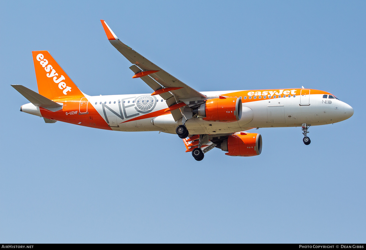 Aircraft Photo of G-UZHF | Airbus A320-251N | EasyJet | AirHistory.net #269899