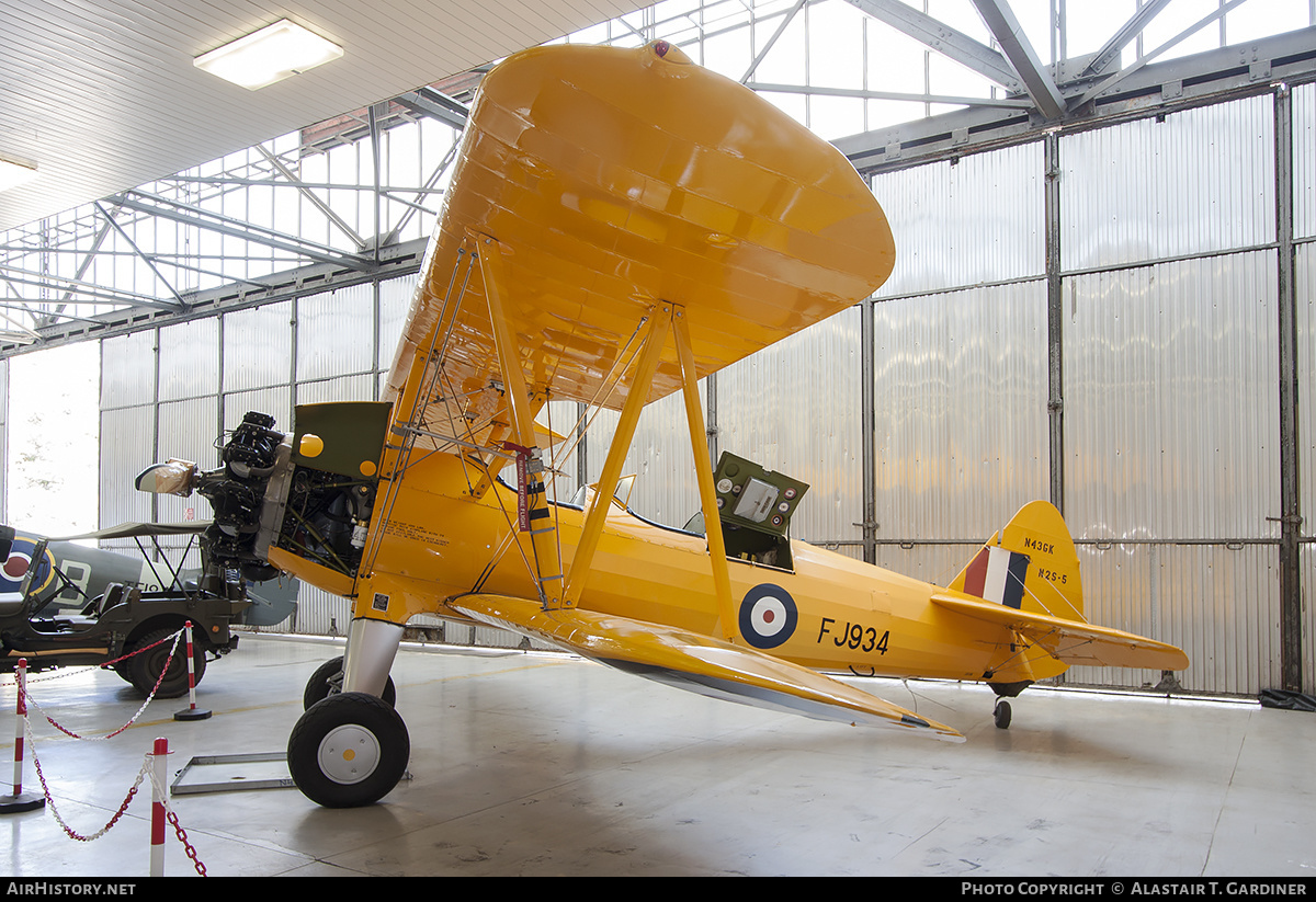 Aircraft Photo of N43GK | Boeing N2S-5 Kaydet (E75) | UK - Air Force | AirHistory.net #269900