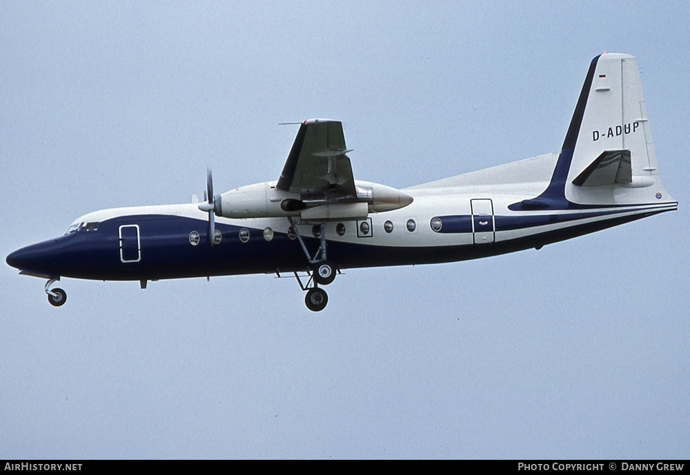 Aircraft Photo of D-ADUP | Fokker F27-500 Friendship | Ratioflug | AirHistory.net #269904