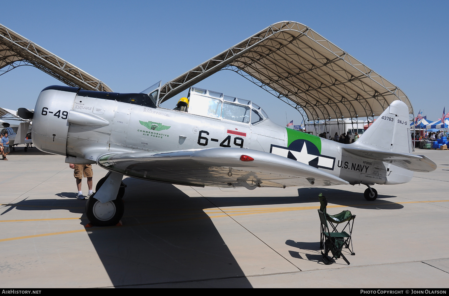 Aircraft Photo of N7300C / 43763 | North American AT-6D Texan | Commemorative Air Force | USA - Navy | AirHistory.net #269911