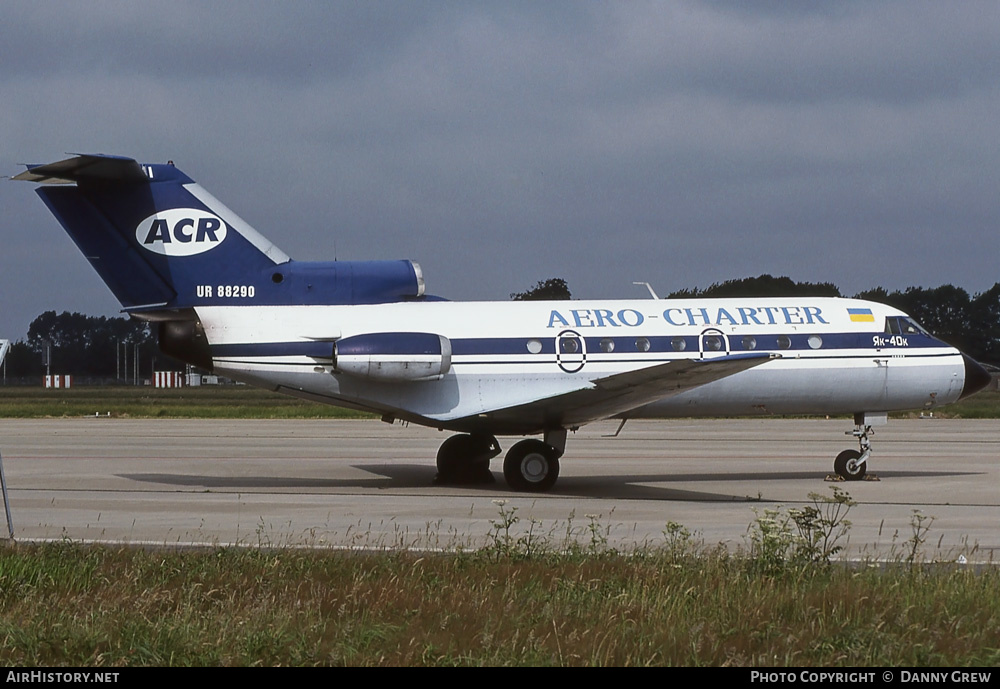 Aircraft Photo of UR88290 | Yakovlev Yak-40K | Aero-Charter Airlines | AirHistory.net #269912