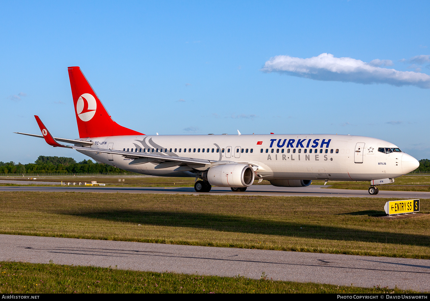 Aircraft Photo of TC-JFN | Boeing 737-8F2 | Turkish Airlines | AirHistory.net #269920