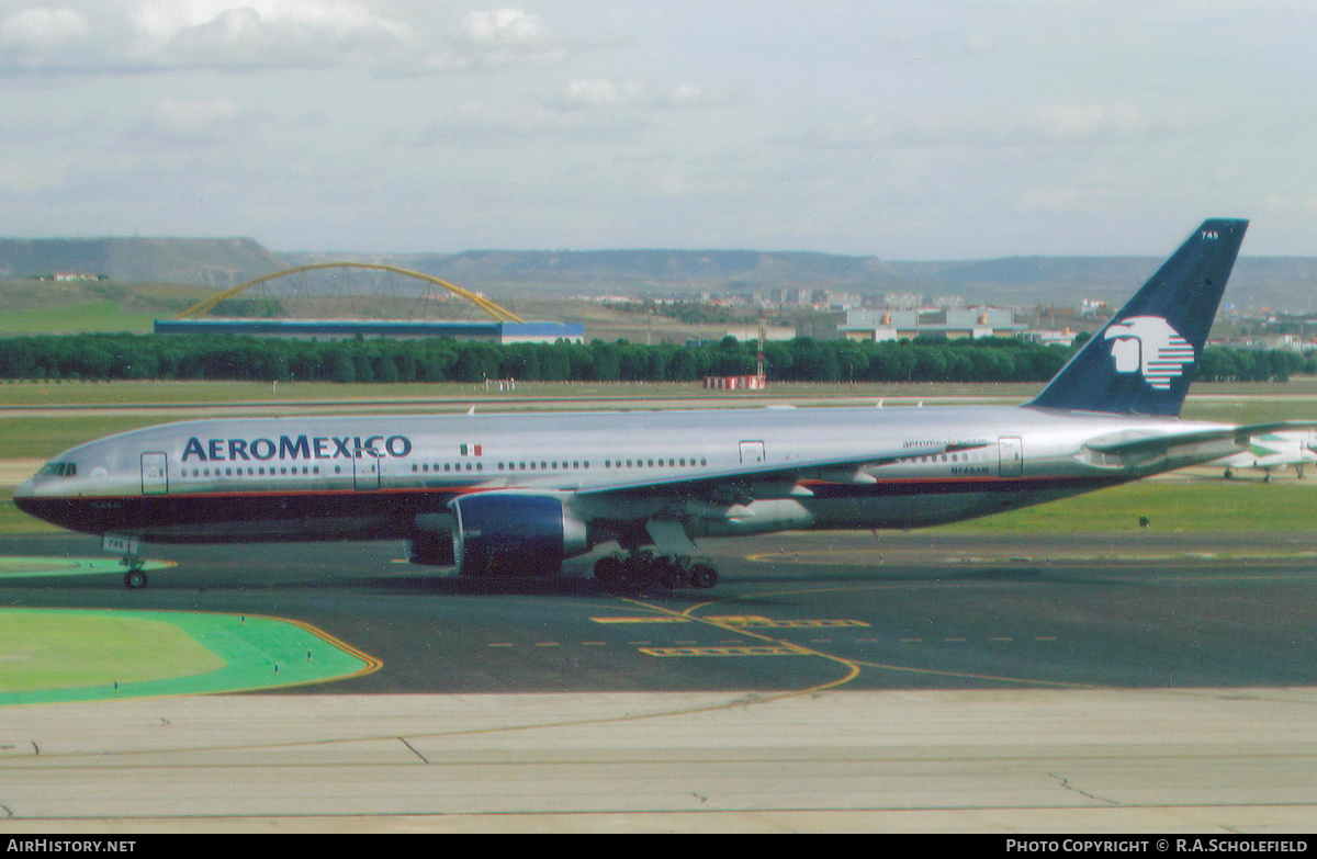Aircraft Photo of N745AM | Boeing 777-2Q8/ER | AeroMéxico | AirHistory.net #269936