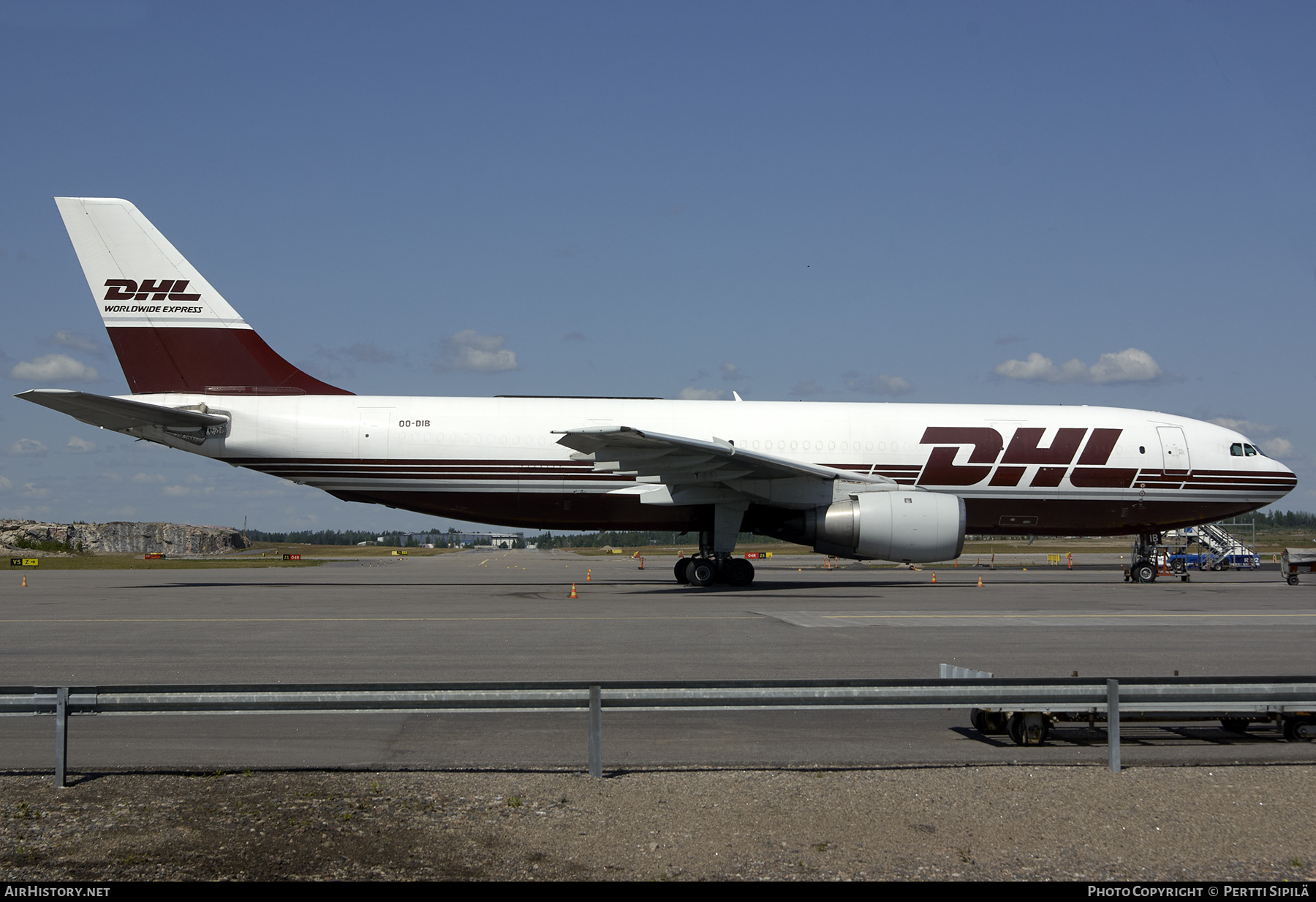 Aircraft Photo of OO-DIB | Airbus A300B4-203(F) | DHL Worldwide Express | AirHistory.net #269979