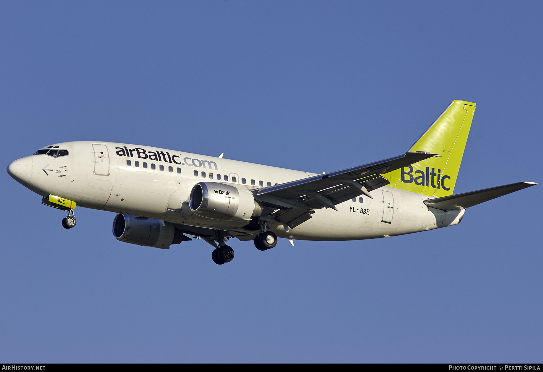 Aircraft Photo of YL-BBE | Boeing 737-53S | AirBaltic | AirHistory.net #269988