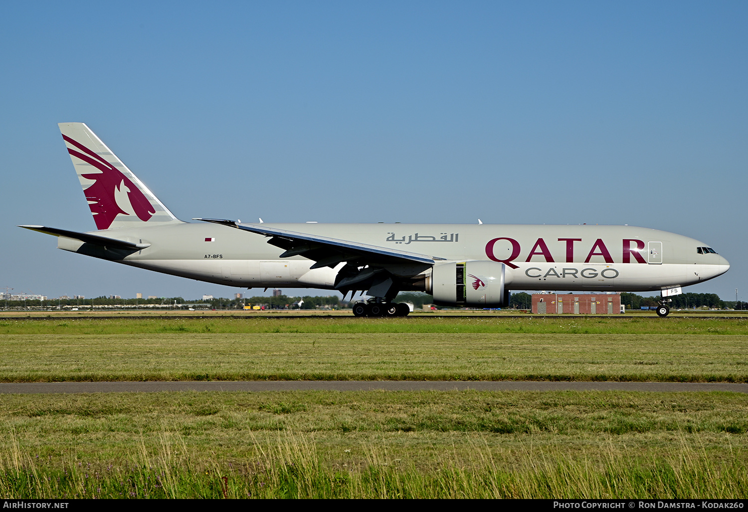 Aircraft Photo of A7-BFS | Boeing 777-F | Qatar Airways Cargo | AirHistory.net #269993