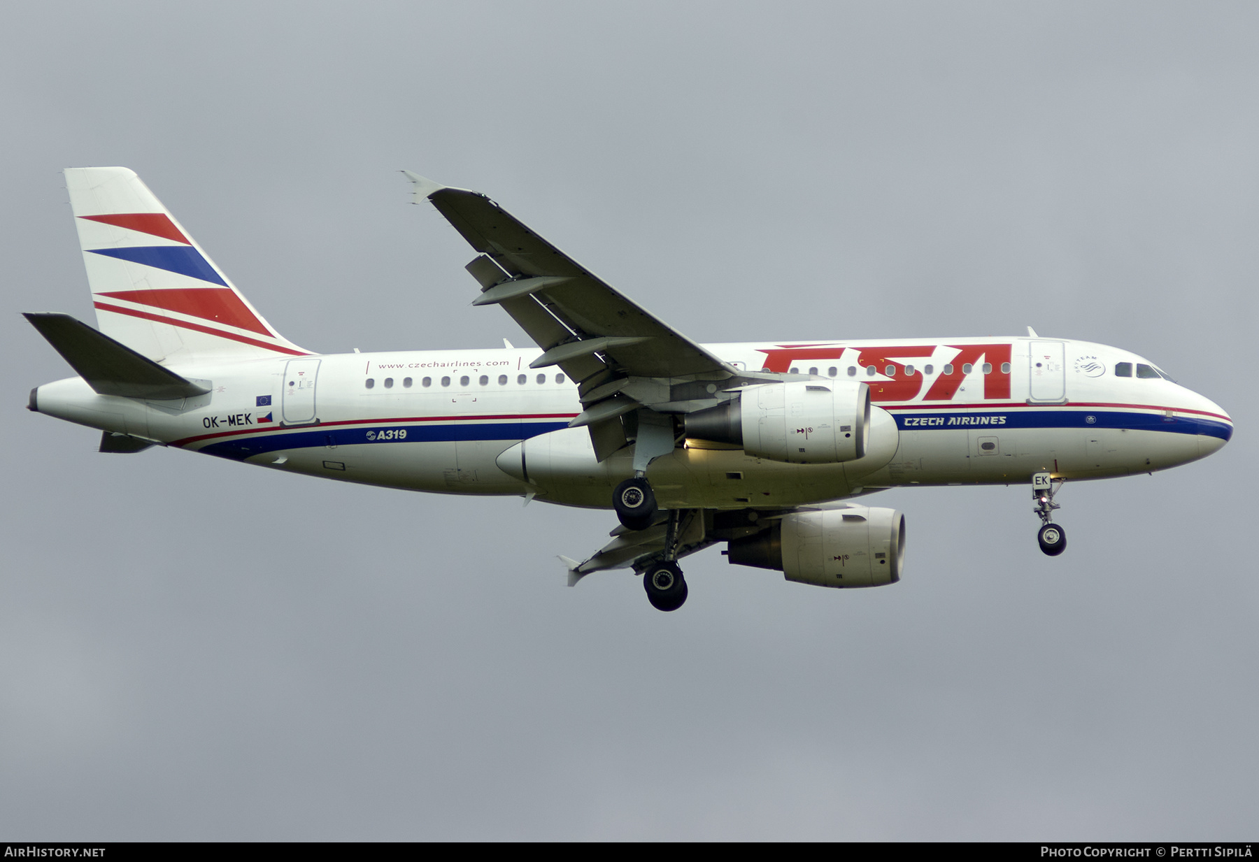 Aircraft Photo of OK-MEK | Airbus A319-112 | ČSA - Czech Airlines | AirHistory.net #270011