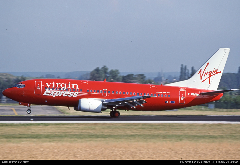 Aircraft Photo of F-GMTM | Boeing 737-3M8 | Virgin Express | AirHistory.net #270013