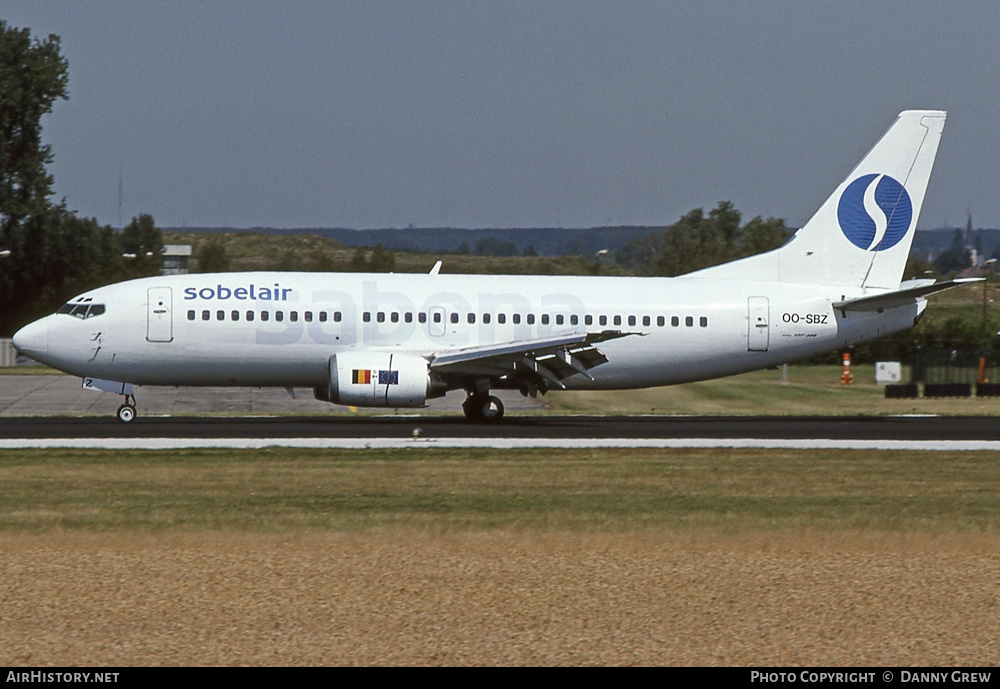 Aircraft Photo of OO-SBZ | Boeing 737-329 | Sobelair | AirHistory.net #270025