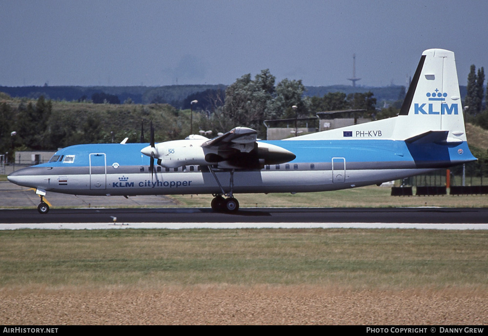 Aircraft Photo of PH-KVB | Fokker 50 | KLM Cityhopper | AirHistory.net #270033