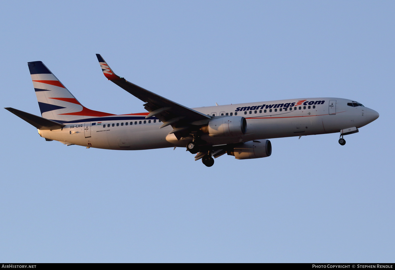 Aircraft Photo of HA-LKG | Boeing 737-8CX | Smartwings | AirHistory.net #270059