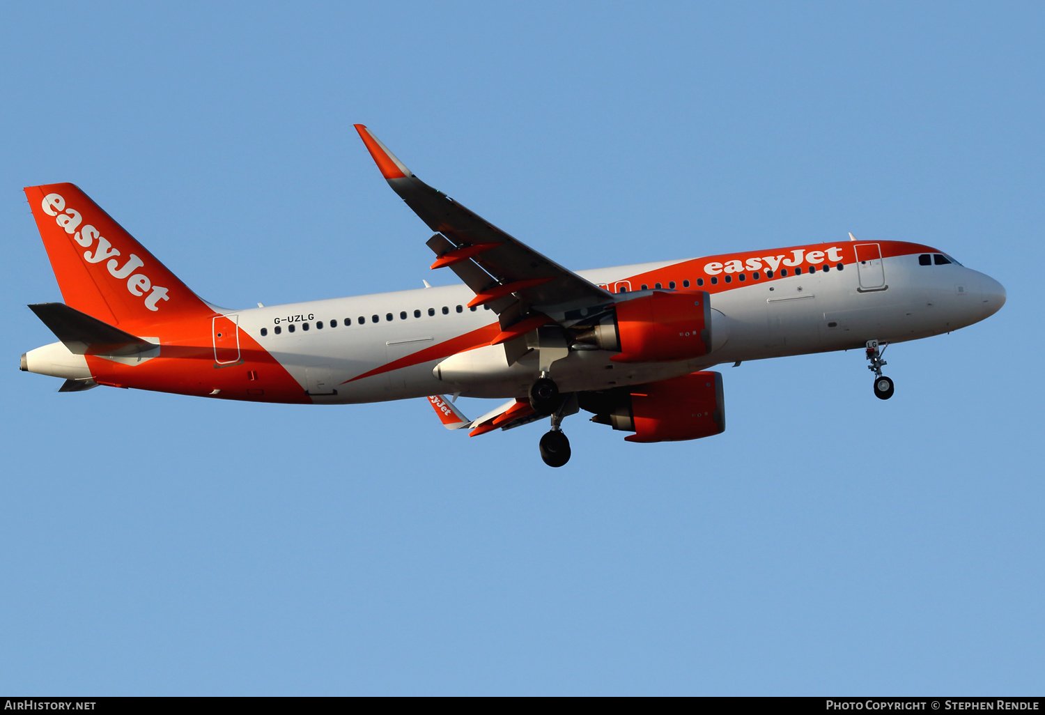 Aircraft Photo of G-UZLG | Airbus A320-251N | EasyJet | AirHistory.net #270088