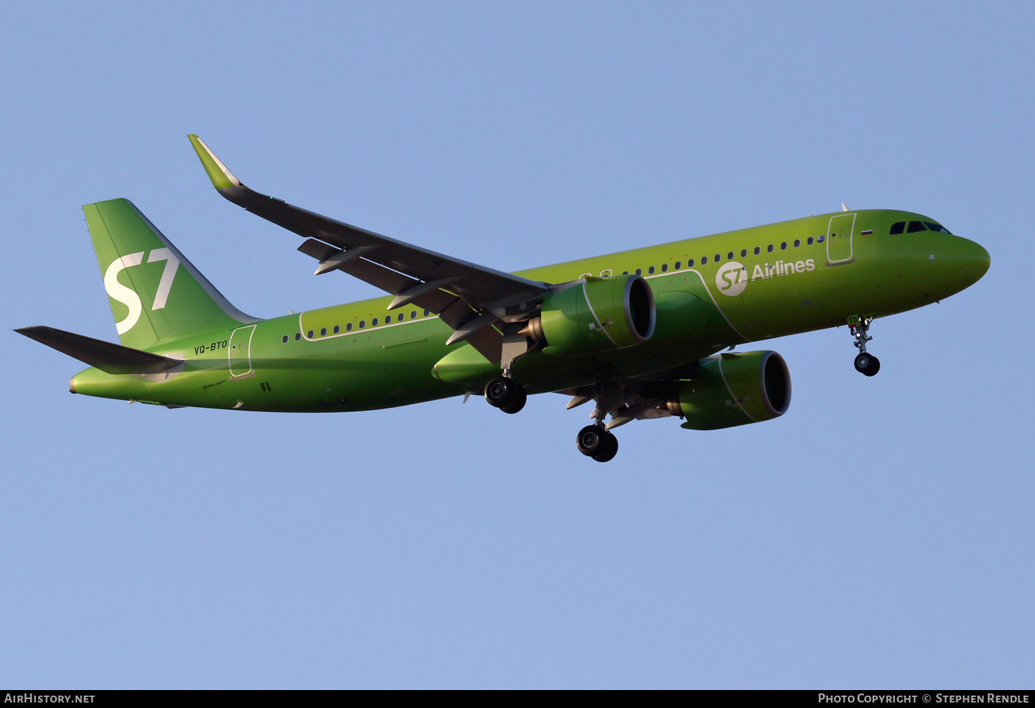 Aircraft Photo of VQ-BTO | Airbus A320-271N | S7 Airlines | AirHistory.net #270090
