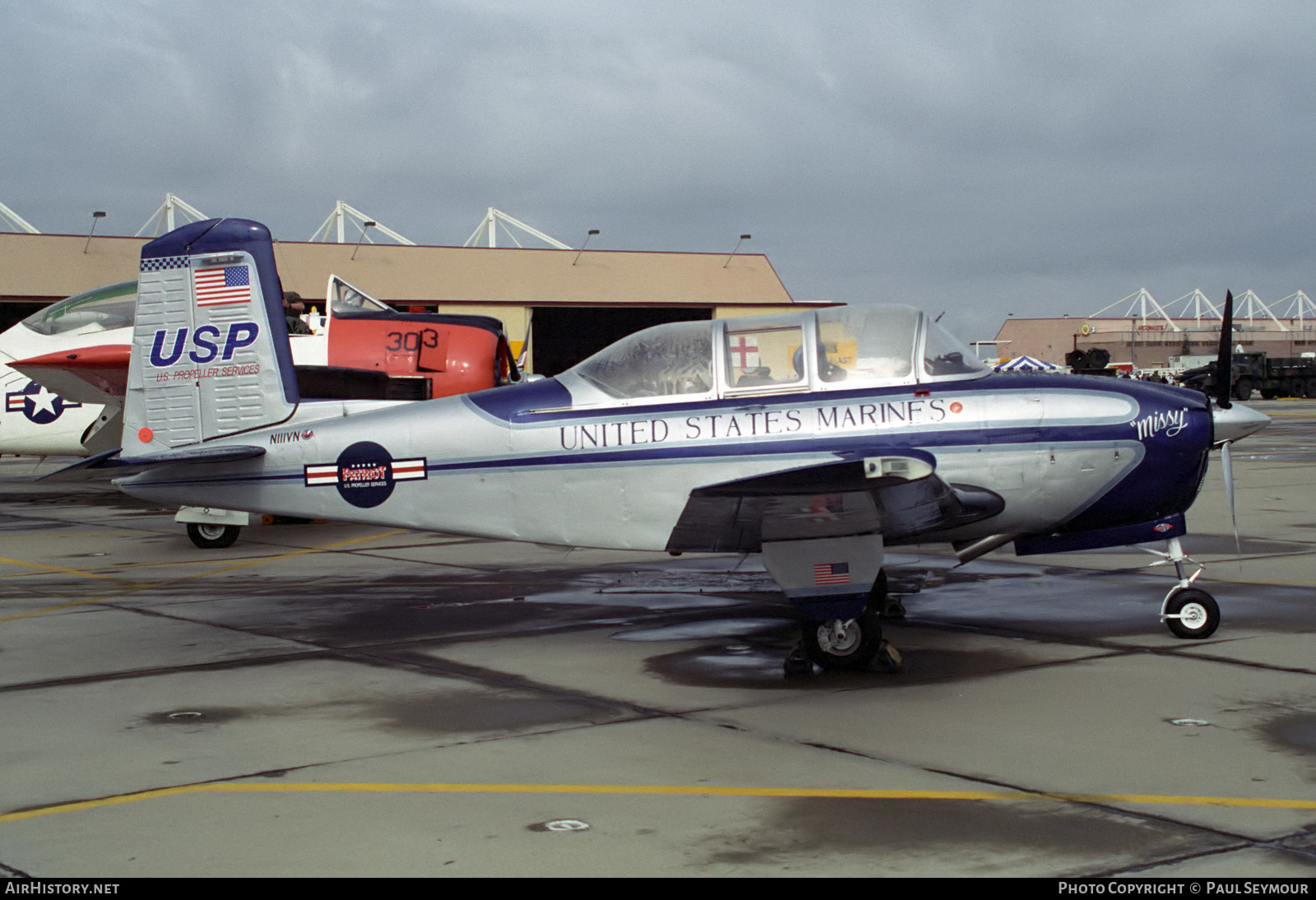 Aircraft Photo of N111VN | Beech T-34A Mentor (A45) | USA - Marines | AirHistory.net #270097