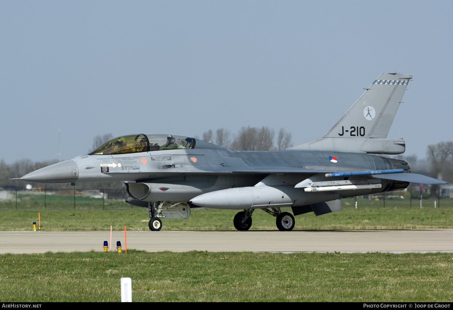 Aircraft Photo of J-210 | General Dynamics F-16BM Fighting Falcon | Netherlands - Air Force | AirHistory.net #270100