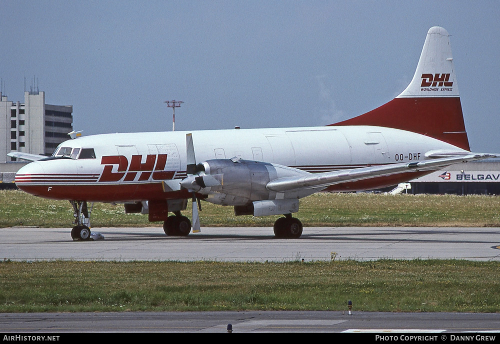 Aircraft Photo of OO-DHF | Convair 580/F | DHL Worldwide Express | AirHistory.net #270134