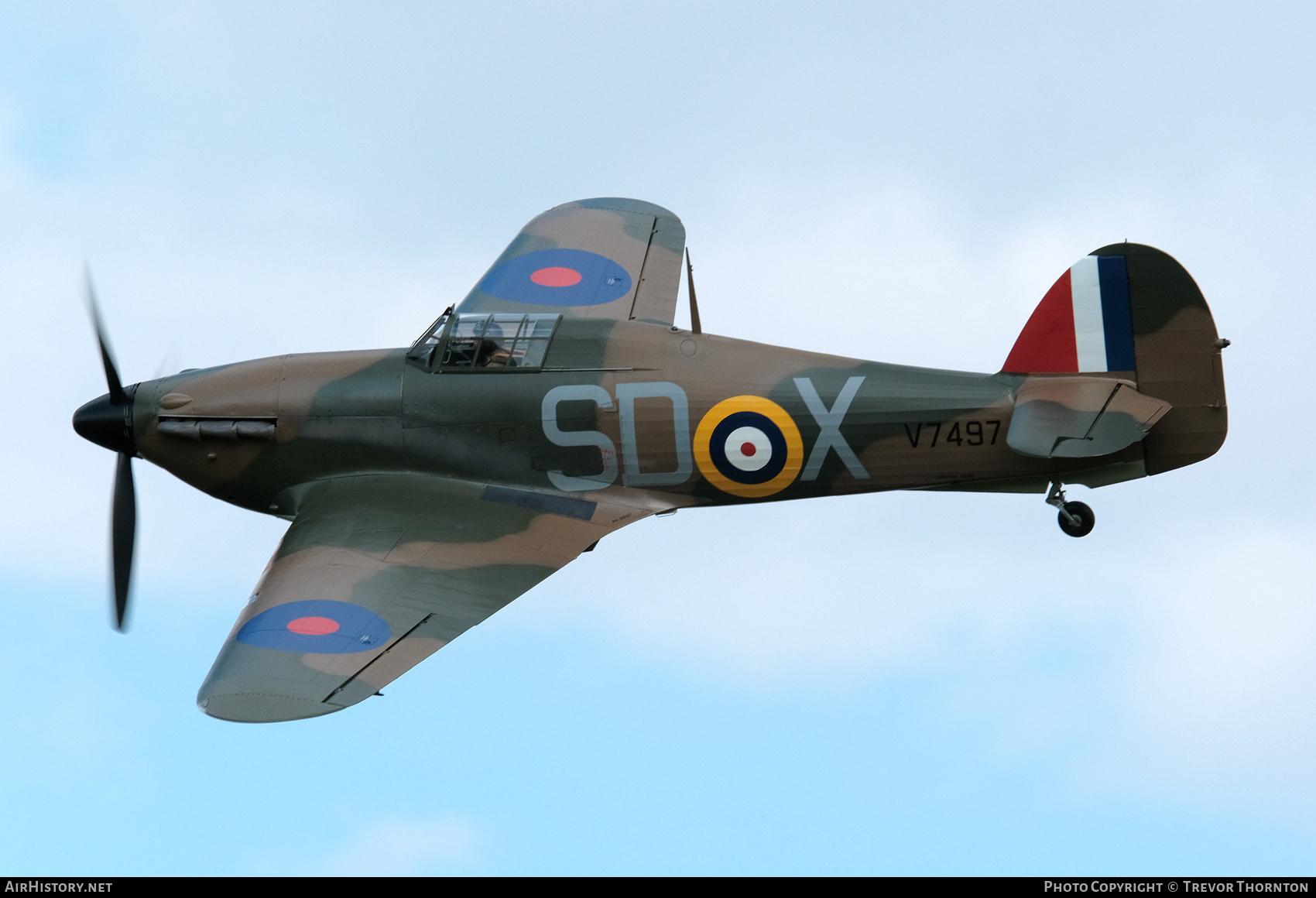 Aircraft Photo of G-HRLI / V7497 | Hawker Hurricane Mk1 | UK - Air Force | AirHistory.net #270147