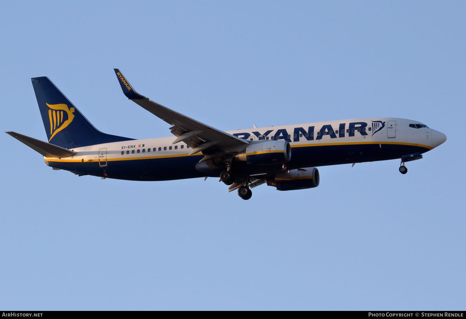Aircraft Photo of EI-ENX | Boeing 737-8AS | Ryanair | AirHistory.net #270148