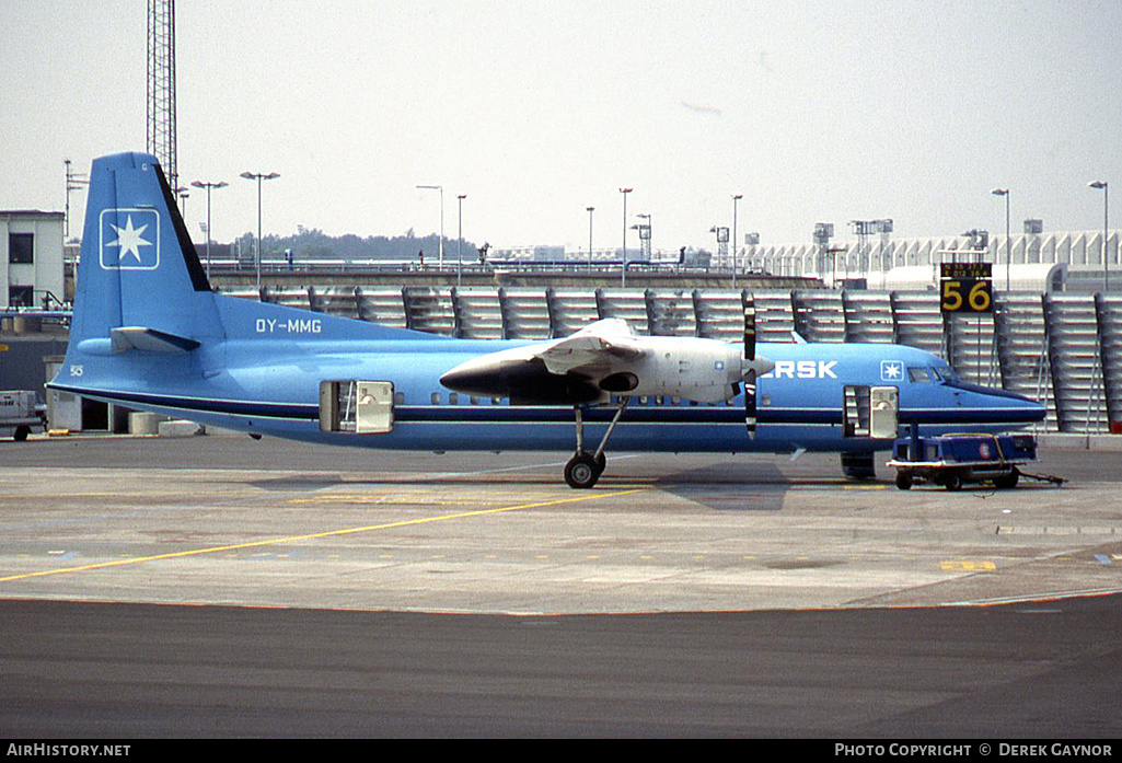 Aircraft Photo of OY-MMG | Fokker 50 | Maersk Air | AirHistory.net #270174