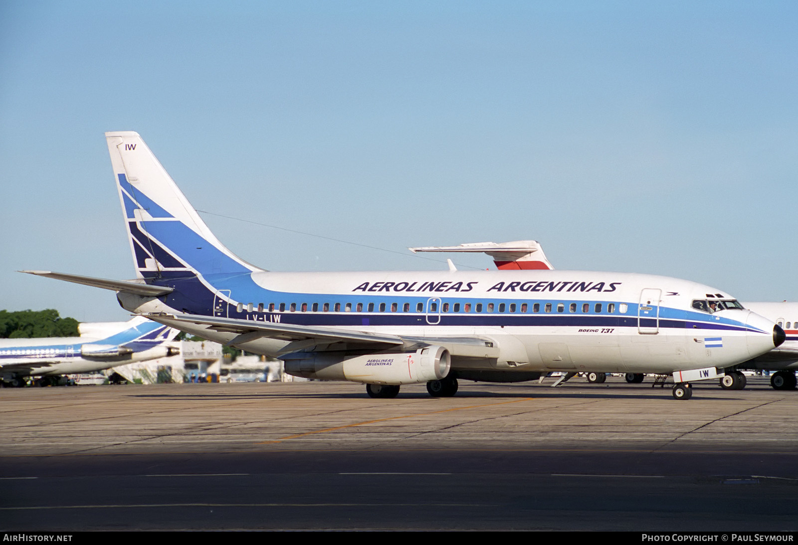 Aircraft Photo of LV-LIW | Boeing 737-287/Adv | Aerolíneas Argentinas | AirHistory.net #270193