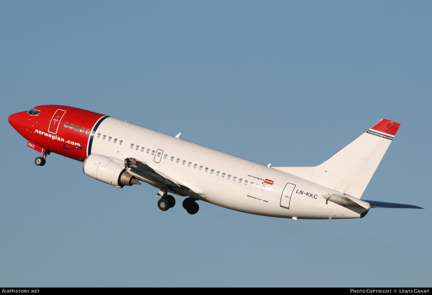 Aircraft Photo of LN-KKC | Boeing 737-3Y5 | Norwegian | AirHistory.net #270202